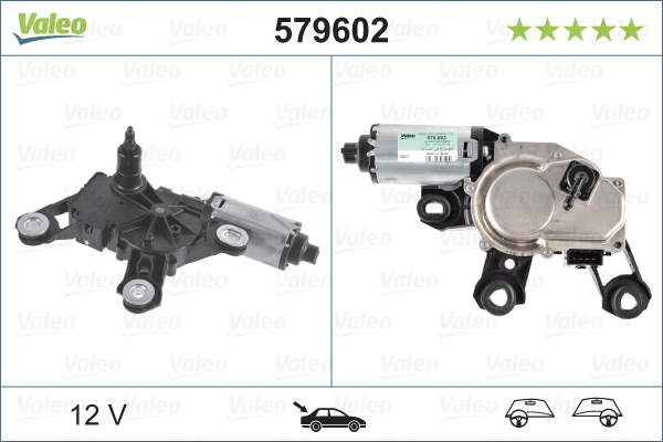 Motor stergator 579602 VALEO